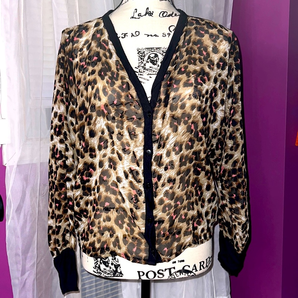 Leopard Print Blouse